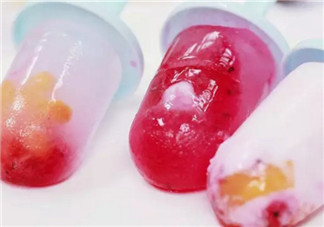 宝宝辅食自制冰棒 水果酸奶冰