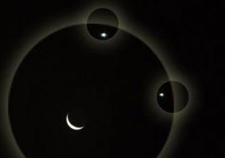 2017双星伴月是哪两颗星星 双星伴月中的双星是什么